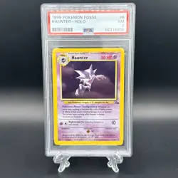HAUNTER HOLO #6 1999 POKEMON FOSSIL PSA 7 - Image 1