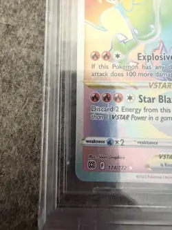Charizard VSTAR #174/172 Brilliant Stars Rainbow Rare Pokemon- BGS 9.5 Gem Mint - Image 3