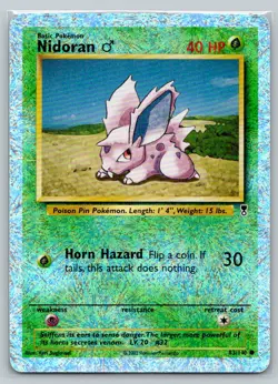 Nidoran M Reverse Holo 083/110 MP-HP - Pokemon Legendary Collection (705) - Image 1