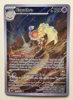 Pokemon TCG Espathra 197/182 Paradox Rift IR English 2023 - Image 1