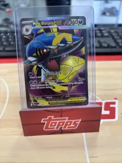 Mega Sharpedo ex (#113/094) - Holofoil ME - Phantasmal Flames NM Pokemon JS - Image 1