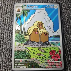 Alolan Dugtrio 208/191 Pokemon TCG Surging Sparks Illustration Rare English - Image 1