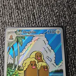 Alolan Dugtrio 208/191 Pokemon TCG Surging Sparks Illustration Rare English - Image 2