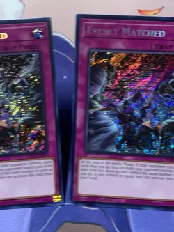 Yu-Gi-Oh! Evenly Matched 1st Edition RA01-EN074 Secret Rare - Image 2
