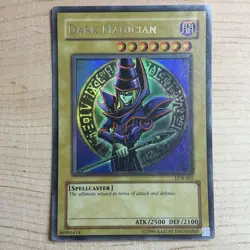 🔥 Vintage Yugioh! 🔥 Dark Magician - LOB-005 - NM/LP! - Image 1