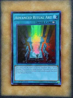 Yugioh Advanced Ritual Art THSF-EN052 Super Rare 1st Ed LP - Image 1