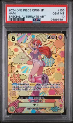 PSA 10 - Nami - OP08 106 AA SP OP09 Japanese One Piece Emperors in the New World - Image 1