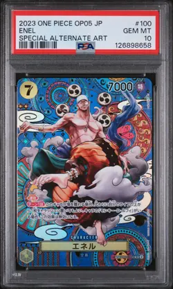 PSA 10 - Enel - OP05 100 AA SP - Japanese - One Piece - Awakening of the New Era - Image 1