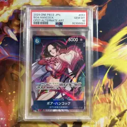 PSA 10 Boa Hancock OP07-051 Alternate Art Japanese One Piece Card - Image 1