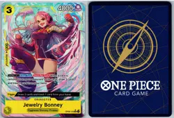 Jewelry Bonney (Parallel) OP08-105 Super Rare Two Legends One Piece NM - Image 3