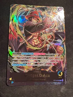 Portgas.D.Ace - ST13-002 - Promo - One Piece Card Game- Premium Leader N/M - Image 1