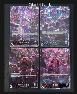 One Piece Card Game Chinese Luffy & Shank & Buggy & Marshall D. Teach（4pc） - Image 1