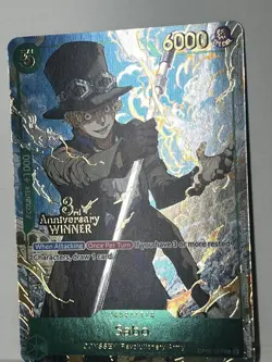 OP09-027 Winner Sabo 3rd Anniversary UC One Piece Card Game English NM - Image 2