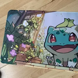 Bulbasaur Rubber Playmat Play Mat For Tcg Trading Card Game Pokemon Kawaii Cute - Image 2