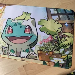 Bulbasaur Rubber Playmat Play Mat For Tcg Trading Card Game Pokemon Kawaii Cute - Image 3