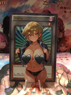 Beautiful Waifu Card Goddess Story CCG Anime Waifu Proxy Monster Card - Image 1