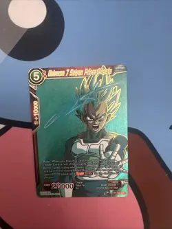 Universe 7 Saiyan Prince Vegeta TB1-004 NM-MINT SPR Dragon Ball Super Card Game - Image 2