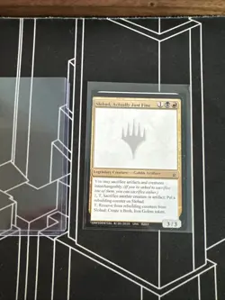 "Slobad Actually Just Fine" Magic: the Gathering Unknown Event MagicCon card - Image 1