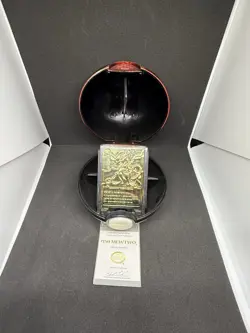 Pokemon 25th Anniversary Mewtwo Metal Card with Poke Ball Display - Image 2