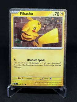 Pokemon Pikachu TCG Holo Card 051/162 Temporal Forces Cosmo MINT-NM Condition - Image 1