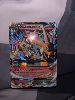 Pokemon Mega Charizard EX Holo Ultra Rare Card 13/106 2014 XY Flashfire - Image 1
