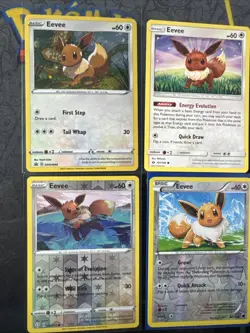 Eevee Pokemon Card Lot Holo/Reverse Holo/WOTC Promo Collection Cards - Image 2