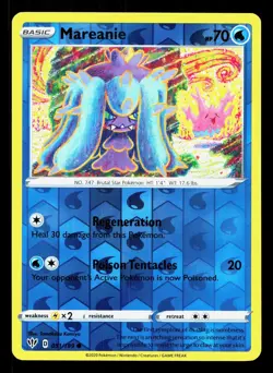 Mareanie 051/189 Darkness Ablaze LP Reverse Holo Pokemon Card TCG - Image 1