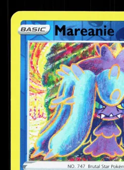 Mareanie 051/189 Darkness Ablaze LP Reverse Holo Pokemon Card TCG - Image 2