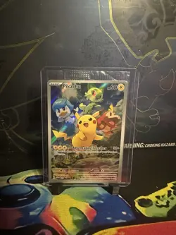 Pikachu Sv: Scarlet & Violet Paldea Promo Card 027/072 Sealed Mint Condition - Image 1