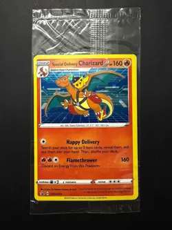 Pokemon Card Special Delivery Charizard SWSH075 Sealed - Image 1