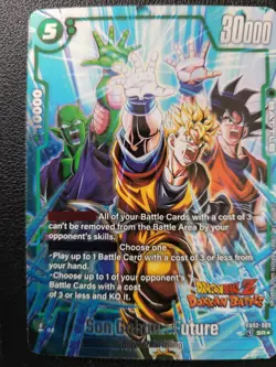 Son Gohan Future FB02-089 Alt Art New Adventure Dragon Ball Dokkan Battle Card - Image 1