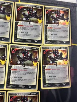 Greninja Gold Star SWSH144 Pokemon 25th Celebrations Promo Card Lot of 10 - Image 3