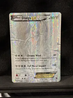 Dialga EX Card Phantom Forces Secret Rare 122/119 PSA 1 Contender Damaged (DMG) - Image 1