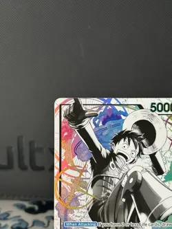 Monkey D Luffy ST29-001 Parallel Starter Deck Promo Leader One Piece Card ENG - Image 2