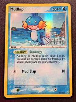 Mudkip 57/100 EX Crystal Guardians Pokemon Card Reverse Holo Foil Rare MP - Image 1