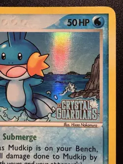 Mudkip 57/100 EX Crystal Guardians Pokemon Card Reverse Holo Foil Rare MP - Image 4