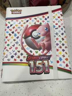 Pokemon Trading Mew Scarlet & Violet 151 Binder Collection Binder Only NO CARDS - Image 1