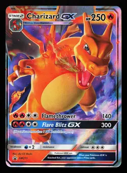 Charizard GX SM211 Holo Black Star Promo Pokemon Card - Image 1