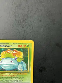 Pokemon TCG Venusaur Base Set Holo Rare Card 15/102 - Image 5