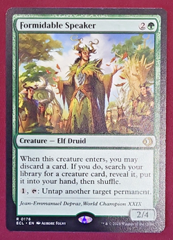 Formidable Speaker Lorwyn Eclipsed MTG - #176 Rare Non-Foil - Ready to Ship - Image 1
