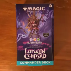 MTG Lorwyn Eclipsed - Blight Curse Commander Deck [New Sealed] - Image 1