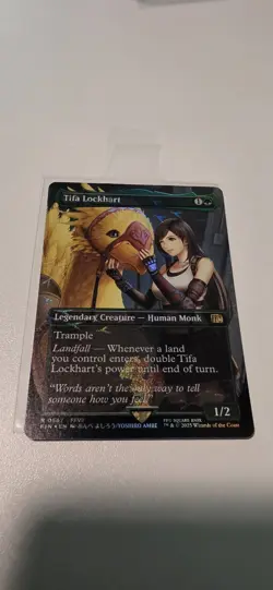 Mtg. Tifa Lockhart. Borderless. Chocobo Track Foil. Final Fantasy. Nm - Image 2