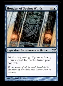 Honden of Seeing Winds LP Light Play Champions of Kamigawa MTG [8214] - Image 1