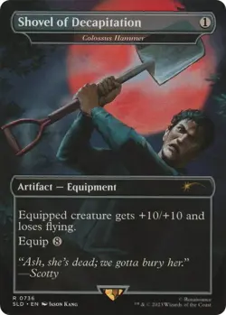1x Shovel of Decapitation - Foil Near Mint MTG Magic - Kid Icarus - - Image 1