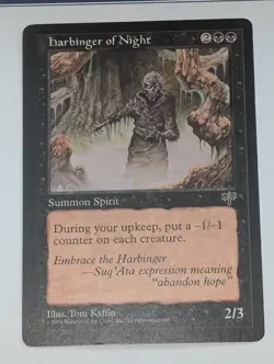 Harbinger of Night - Mirage - Magic The Gathering MTG - LP/EX - Image 1