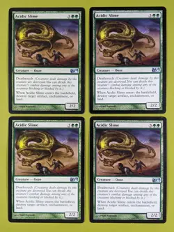 Acidic Slime x4 Magic 2010 M10 4x Magic the Gathering MTG - Image 1