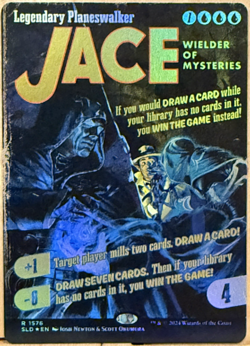 FOIL LIMITED EDITION Secret Lair MtG Jace, Wielder of Mysteries Unplayed NM - Image 1