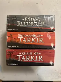 Mtg Dragons of Tarkir - Fate Reforged - Khans Of Tarkir - Sealed Booster Boxes - Image 1