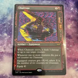 Chainsaw (REGULAR) x1 - MTG Duskmourn: House of Horror DSK #314 - Image 1