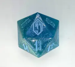🔥 Magic The Gathering Final Fantasy GIFT BUNDLE Blue Spindown D20 Dice Die - Image 2